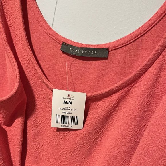 NWT Coral Fit and Flare Dress - Picture 3 of 5